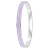 So Charm BijouxJonc FemmeSo Charm - B4338-ARGENT-ROSE - Bracelet Email Argenté