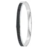 So Charm BijouxJonc FemmeSo Charm - B4337-ARGENT-NOIR - Bracelet Mode Argenté