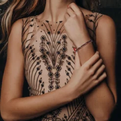 So Charm BijouxJonc FemmeSo Charm - B4337-ARGENT-ROUGE - Bracelet Mode Argenté