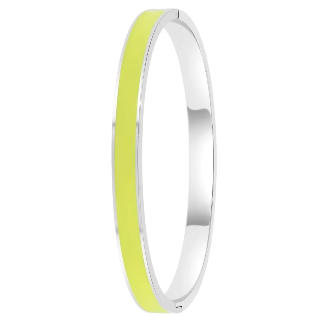 So Charm BijouxJonc FemmeSo Charm - B4339-ARGENT-JAUNE - Bracelet Email Argenté