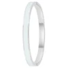 So Charm BijouxJonc FemmeSo Charm - B4339-ARGENT-BLANC - Bracelet Email Argenté