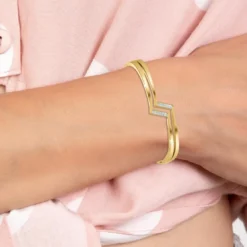 So Charm BijouxJonc FemmeSo Charm - B4122-DORE - Bracelet Mode Doré