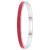 So Charm BijouxJonc FemmeSo Charm - B4339-ARGENT-ROUGE - Bracelet Email Argenté