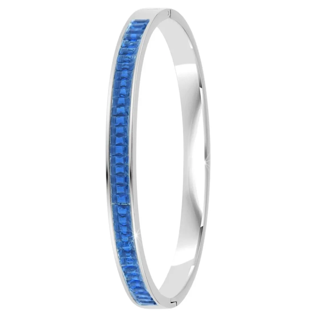 So Charm BijouxJonc FemmeSo Charm - B4337-ARGENT-SAPPHIRE - Bracelet Mode Argenté