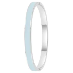 So Charm BijouxJonc FemmeSo Charm - B4339-ARGENT-BLEUCLAIR - Bracelet Email Argenté
