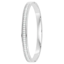 So Charm BijouxJonc FemmeSo Charm - B4337-ARGENT-BLANC - Bracelet Mode Argenté