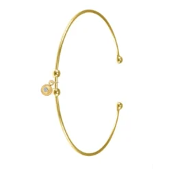 So Charm BijouxJonc FemmeSo Charm - BD1143-DORE-DIAMANT - Bracelet Mode Doré