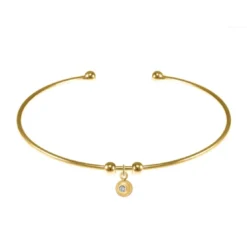 So Charm BijouxJonc FemmeSo Charm - BD1143-DORE-DIAMANT - Bracelet Mode Doré