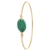 So Charm BijouxJonc FemmeSo Charm - B2492-MALACHITE - Bracelet Mode Doré