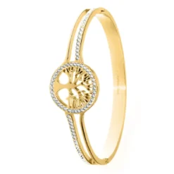 So Charm BijouxJonc FemmeSo Charm - B1564-DORE - Bracelet Arbre De Vie
