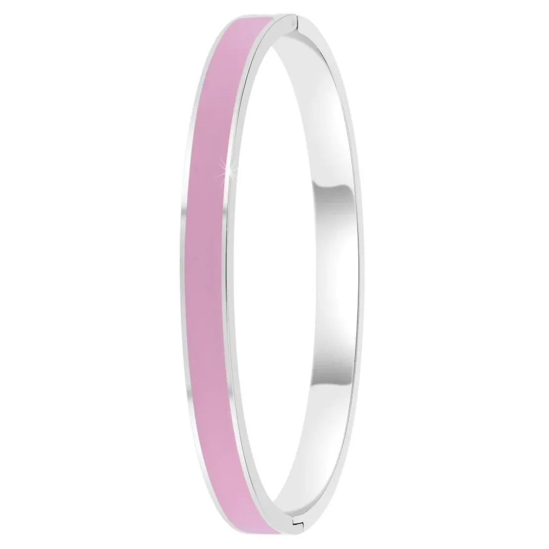 So Charm BijouxJonc FemmeSo Charm - B4339-ARGENT-ROSE - Bracelet Email Argenté