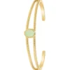 So Charm BijouxJonc FemmeSo Charm - B4237-AVENTURINE - Bracelet Mode Doré