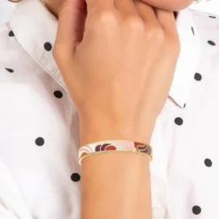 So Charm BijouxJonc FemmeSo Charm - B3077 - Bracelet Email Doré