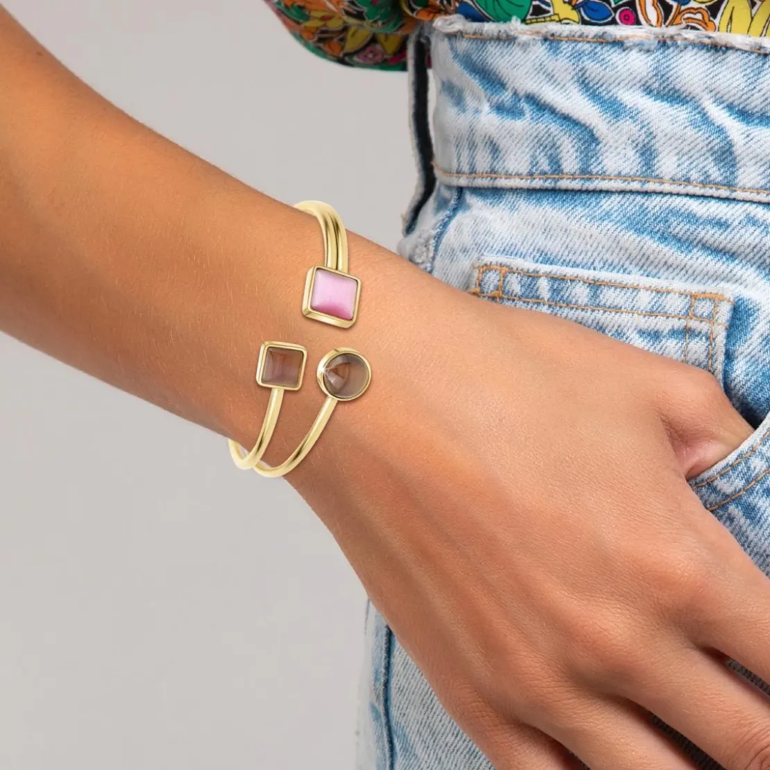 So Charm BijouxJonc FemmeSo Charm - B4114-DORE - Bracelet Mode Doré