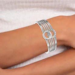 So Charm BijouxJonc FemmeSo Charm - B3385-ARGENT - Bracelet Mode Argenté