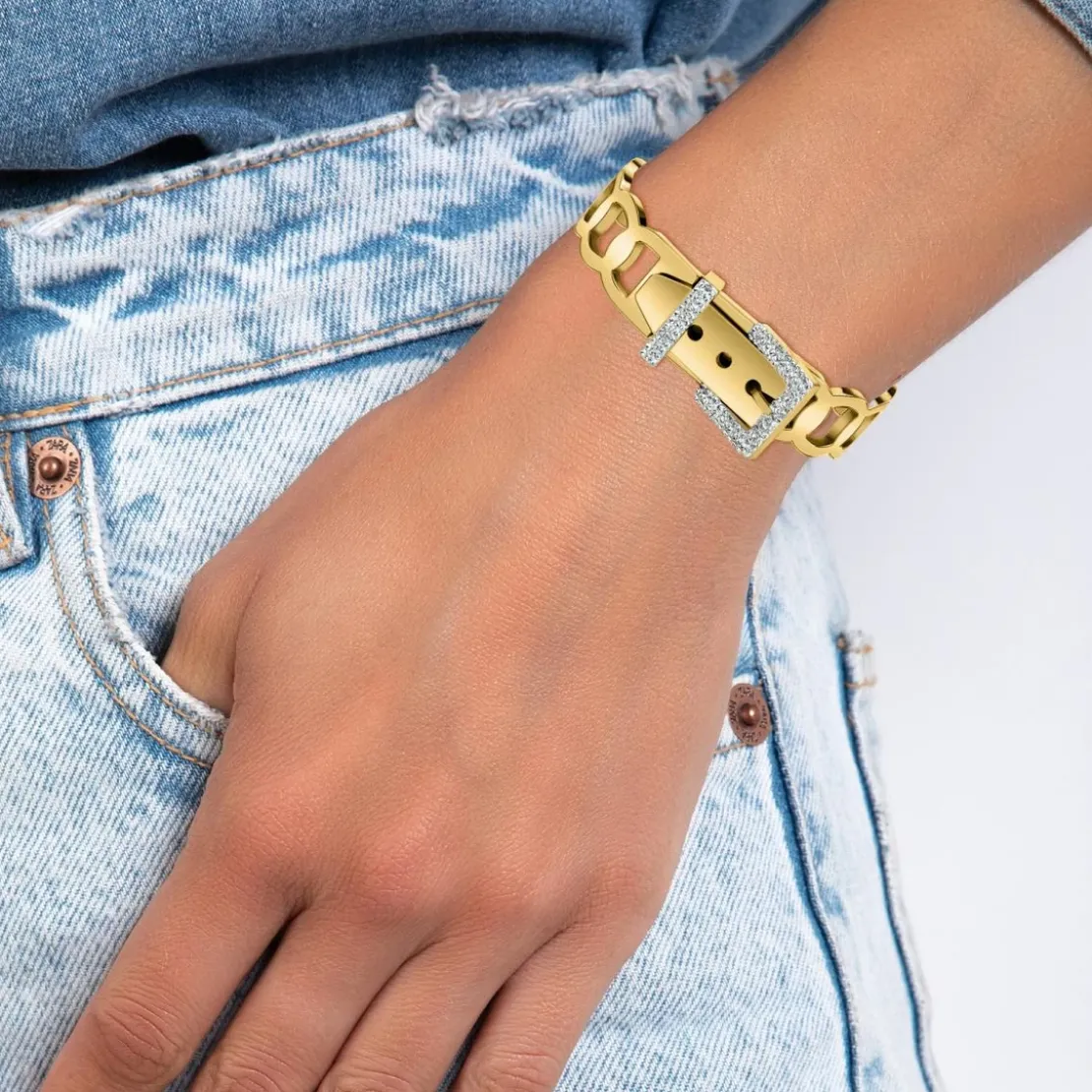 So Charm BijouxJonc FemmeSo Charm - B3273-DORE - Bracelet Mode Doré