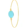 So Charm BijouxJonc FemmeSo Charm - B2492-TURQUOISE - Bracelet Mode Doré