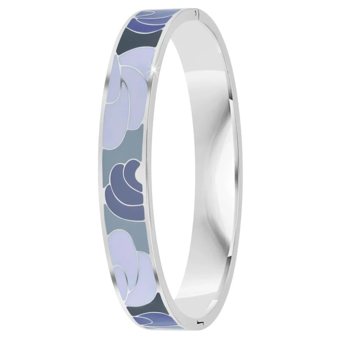 So Charm BijouxJonc FemmeSo Charm - B4344-ARGENT - Bracelet Email Argenté