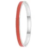 So Charm BijouxJonc FemmeSo Charm - B4339-ARGENT-ORANGE - Bracelet Email Argenté