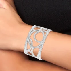 So Charm BijouxManchette Femme So Charm - B2657-ARGENT - Bracelet Mode Argenté
