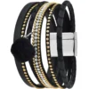 So Charm BijouxManchette Femme So Charm - B3353-NOIR - Bracelet Mode Noir