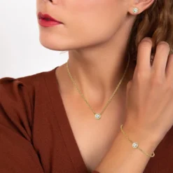 So Charm BijouxParure Femme So Charm - B3367-DORE - Parure Mode Dorée