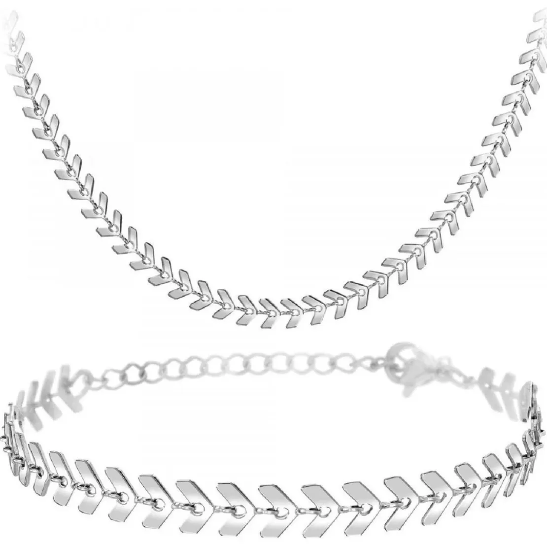 So Charm BijouxParure Femme So Charm - B2881-ARGENT+B2882-ARGENT - Parure Mode Argentée