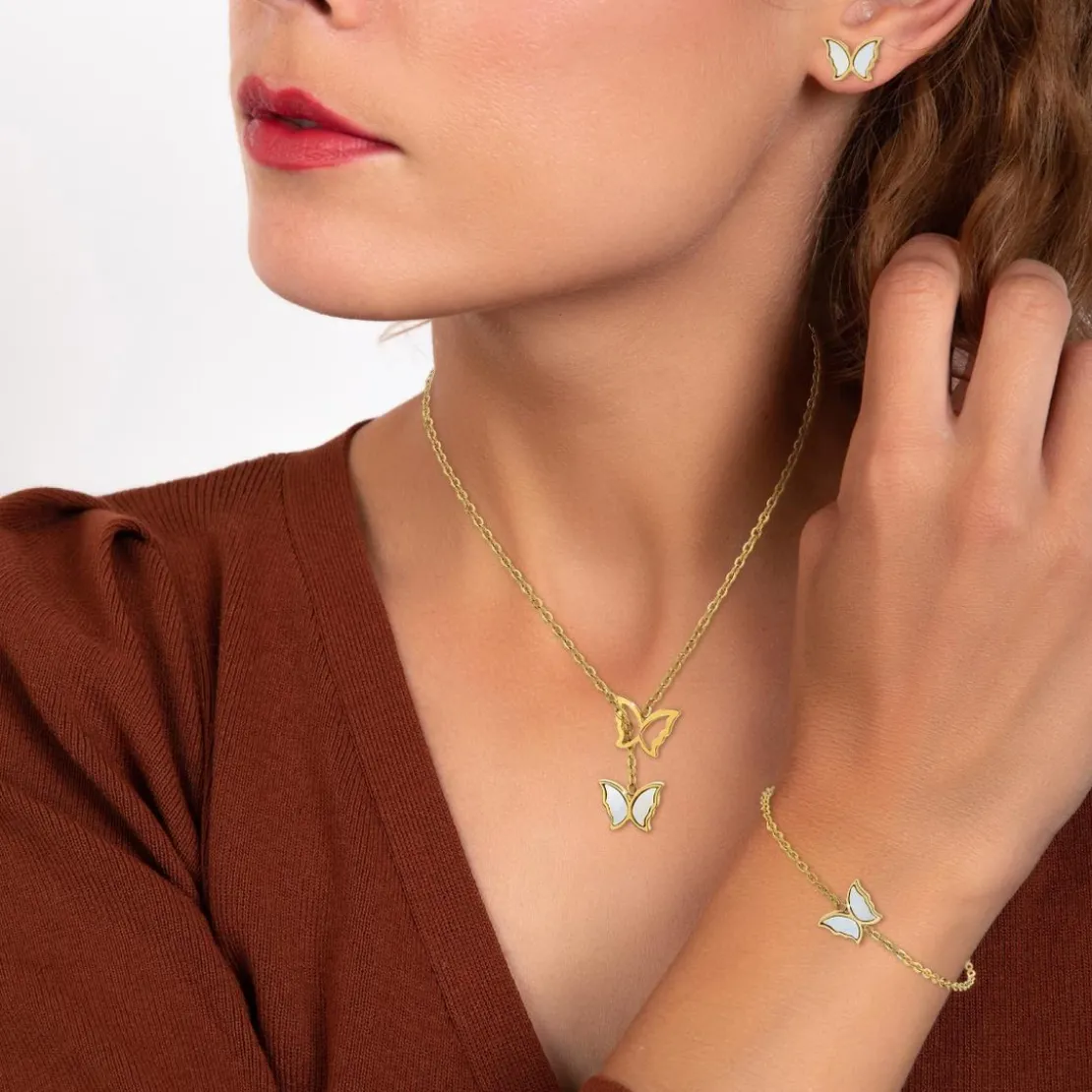 So Charm BijouxParure Femme So Charm - B3368-DORE - Parure Mode Dorée