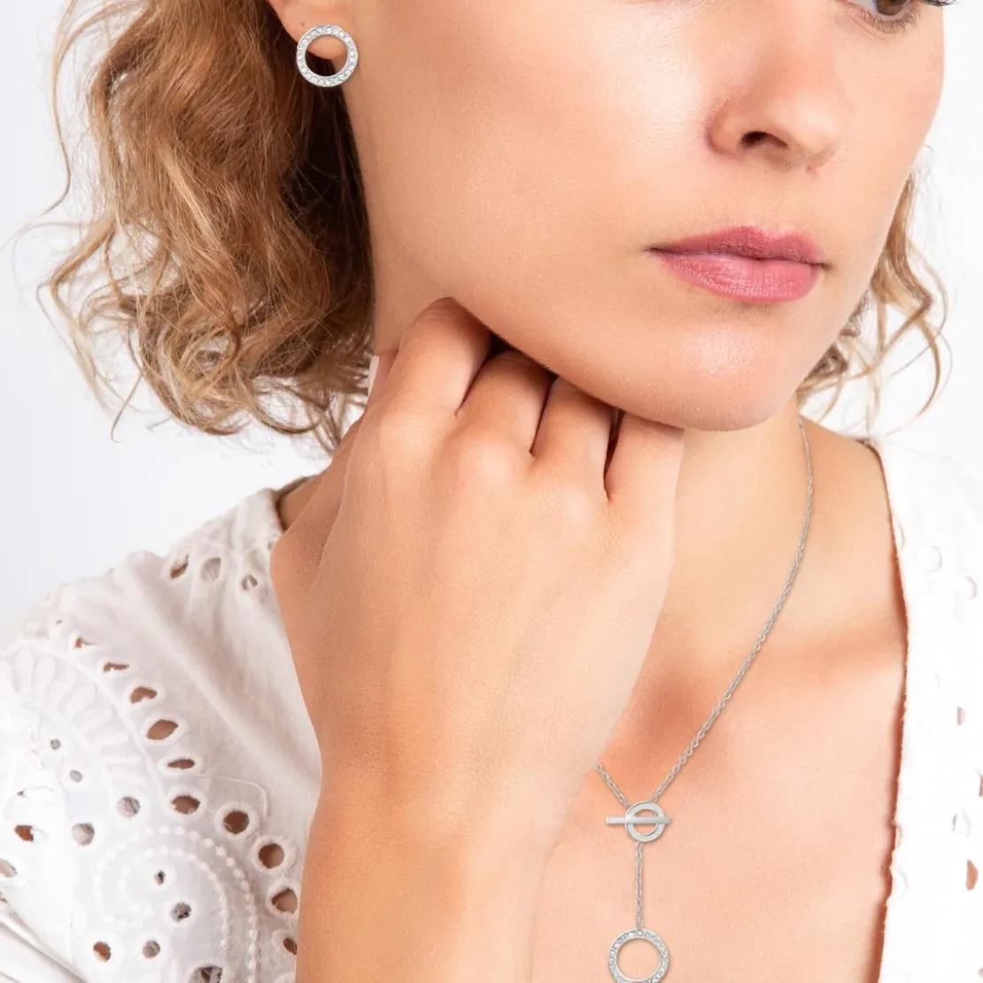 So Charm BijouxParure Femme So Charm - B3366-ARGENT - Parure Mode Argentée