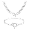 So Charm BijouxParure Femme So Charm - B3146-ARGENT+B3180-ARGENT - Parure Mode Argentée