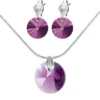 So Charm BijouxParure par So Charm® ornée de cristaux Swarovski® BS121-SE008-AMET+BS121-SN016-AMET