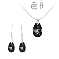 So Charm BijouxParure par So Charm® ornée de cristaux Swarovski® BS010-SN016-SINI+BS010-SE003-SINI