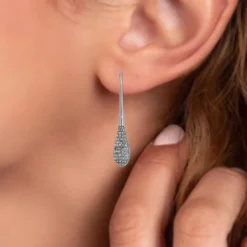 So Charm BijouxPendantes So Charm - B3191-ARGENT - Boucles D'Oreilles Argentées