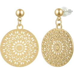 So Charm BijouxPendantes So Charm - B4268-DORE - Boucles D'Oreilles Dorées