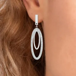 So Charm BijouxPendantes So Charm - B3313-ARGENT - Boucles D'Oreilles Argentées