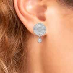 So Charm BijouxPendantes So Charm - BD4185-ARGENT-DIAMANT - Boucles D'Oreilles Argentées