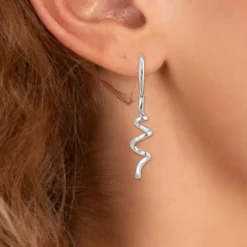 So Charm BijouxPendantes So Charm - BD1549-BO-ARGENT-DIAMANT-BLANC - Boucles D'Oreilles Argentées