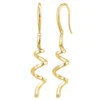 So Charm BijouxPendantes So Charm - BD1549-BO-DORE-DIAMANT-BlANC - Boucles D'Oreilles Dorées