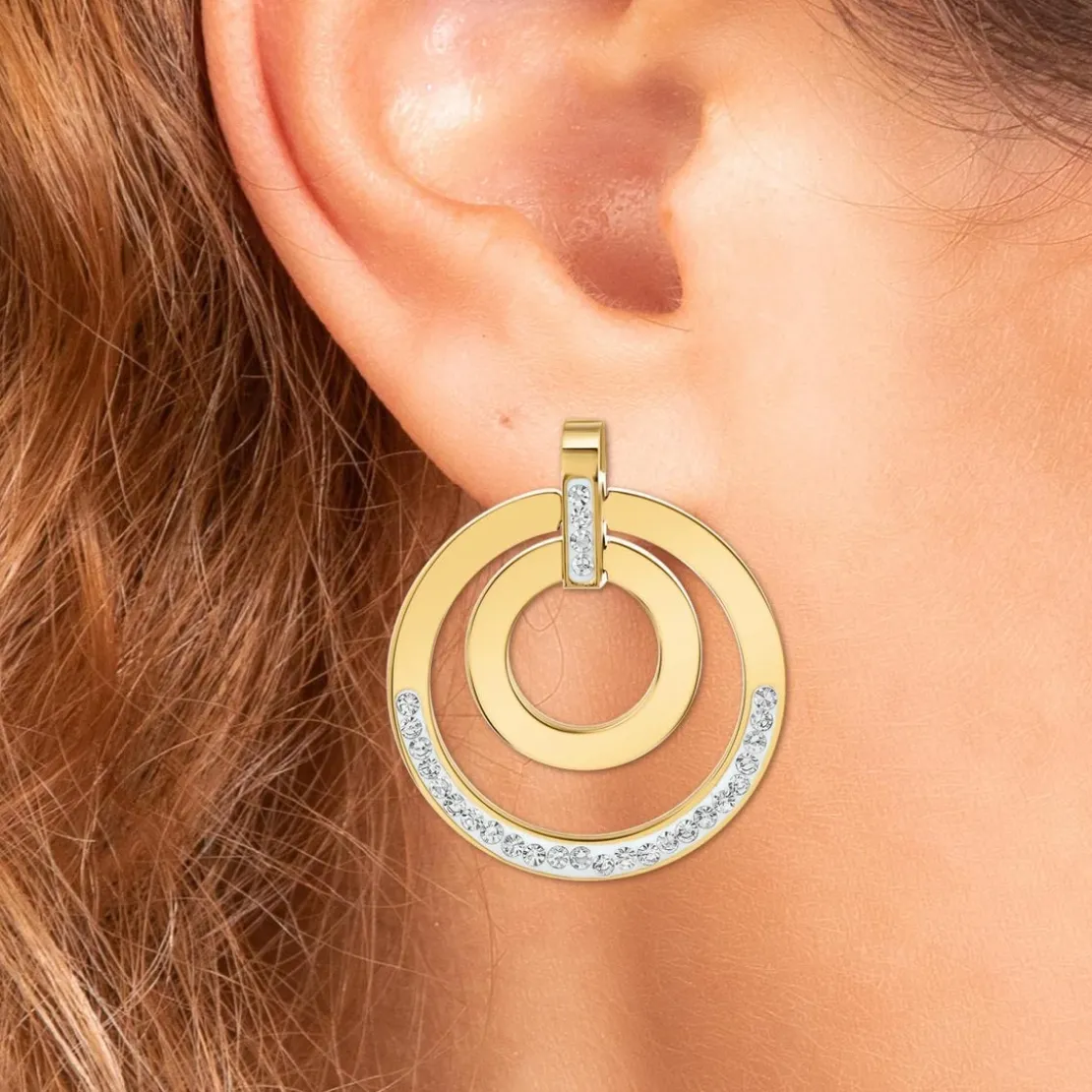 So Charm BijouxPendantes So Charm - B3340-DORE - Boucles D'Oreilles Dorées