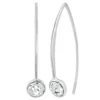 So Charm BijouxPendantes So Charm - B3149-ARGENT-CRYS - Boucles D'Oreilles Argentées