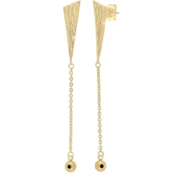 So Charm BijouxPendantes So Charm - BD2632-DORE-DIAMANT - Boucles D'Oreilles Dorées