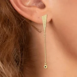 So Charm BijouxPendantes So Charm - BD2632-DORE-DIAMANT - Boucles D'Oreilles Dorées
