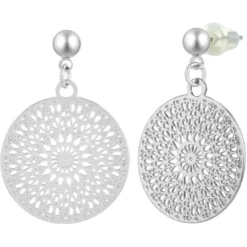So Charm BijouxPendantes So Charm - B4268-ARGENT - Boucles D'Oreilles Argentées
