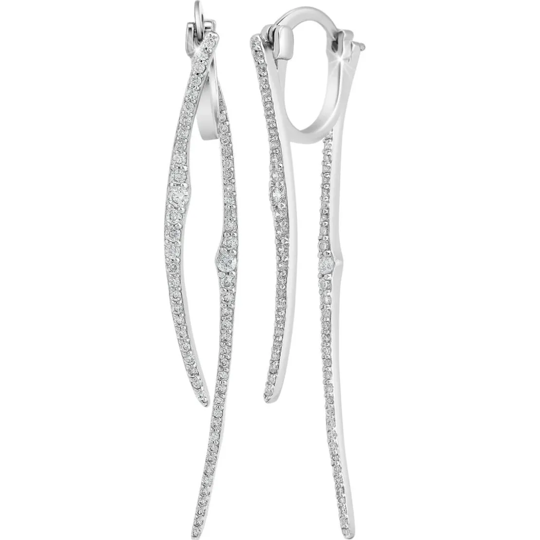 So Charm BijouxPendantes So Charm - B4238-ARGENT - Boucles D'Oreilles Argentées