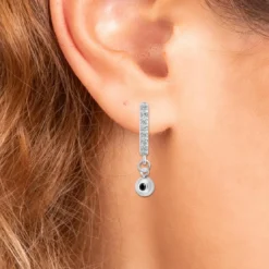 So Charm BijouxPendantes So Charm - BD2635-ARGENT-DIAMANT - Boucles D'Oreilles Argentées