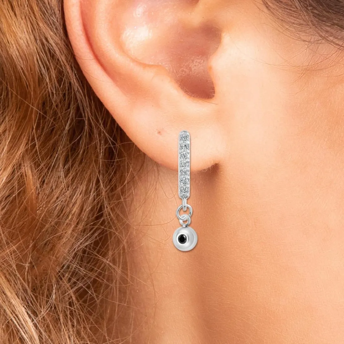 So Charm BijouxPendantes So Charm - BD2635-ARGENT-DIAMANT - Boucles D'Oreilles Argentées