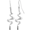 So Charm BijouxPendantes So Charm - BD1549-BO-ARGENT-DIAMANT-NOIR - Boucles D'Oreilles Argentées