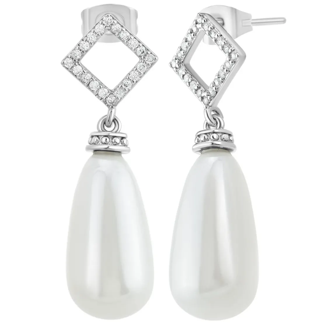 So Charm BijouxPendantes So Charm - B2958-ARGENT - Boucles D'Oreilles Argentées