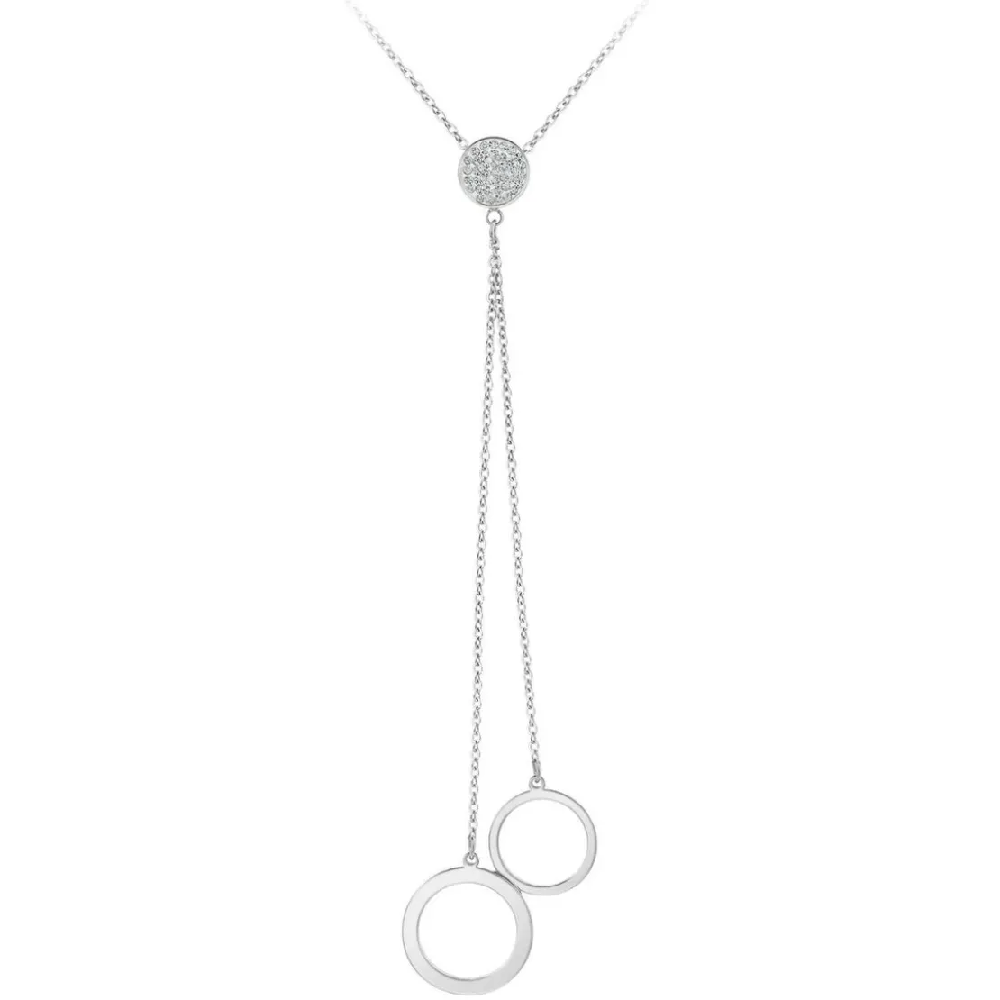 So Charm BijouxSautoir par So Charm® ornée de cristaux Swarovski® BS4231-ARGENT