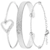 So Charm BijouxSet de 3 bracelets So Charm® ornée de cristaux Swarovski® BS040-ARGENT+B2500-ARGENT+B2371-ARGENT